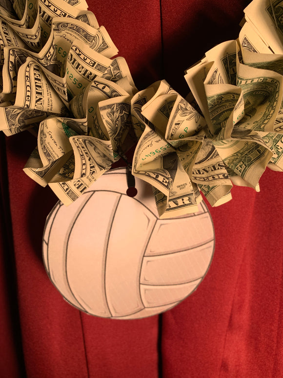 Volleyball Money Lei