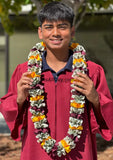 50 Dollar Money Lei - Burgundy & Gold - Apparel & Accessories