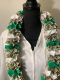 50 Dollar Money Lei - Green & White - Apparel & Accessories