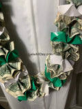 50 Dollar Money Lei - Green & White - Apparel & Accessories