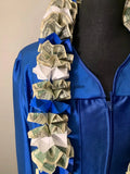 50 Dollar Money Lei - Royal Blue & White - Apparel & Accessories