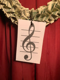 Music Note Money Lei